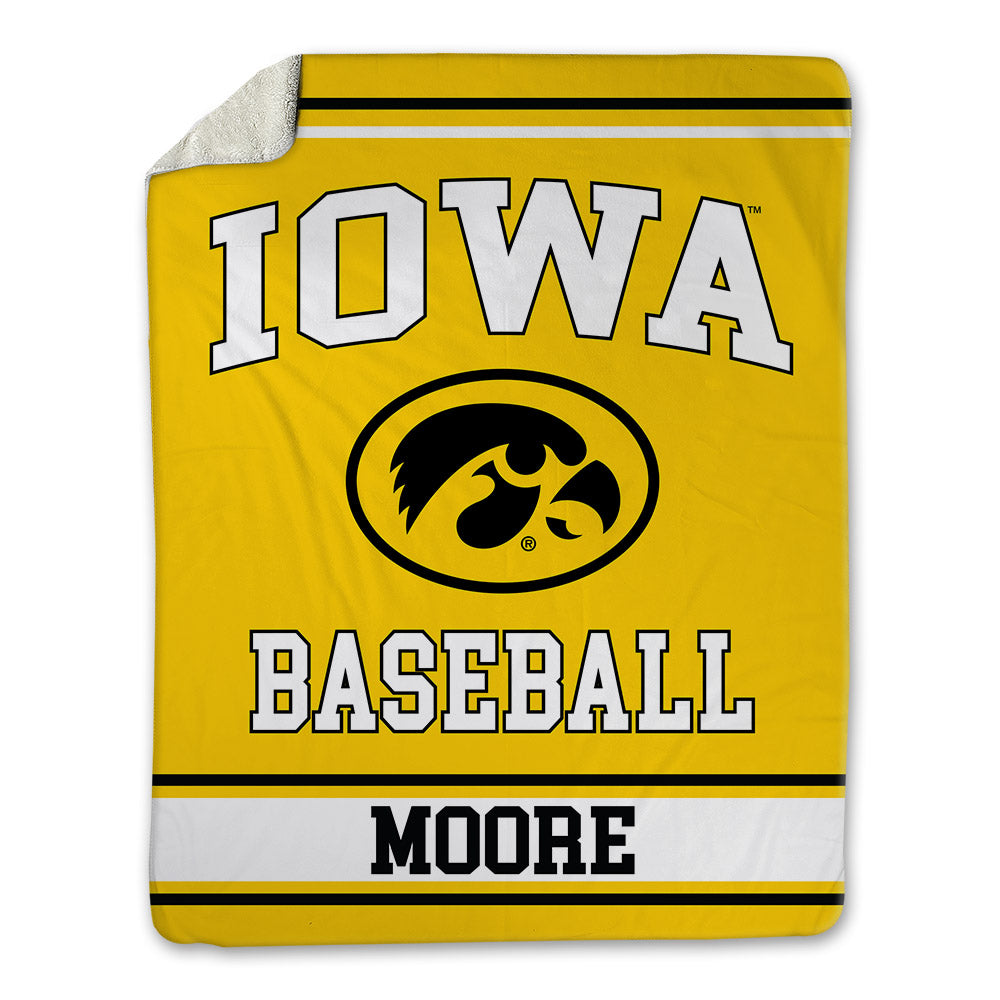 Iowa - NCAA Baseball : Cole Moore - Blanket-0
