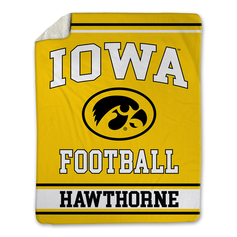 Iowa - NCAA Football : Bryce Hawthorne - Blanket-0