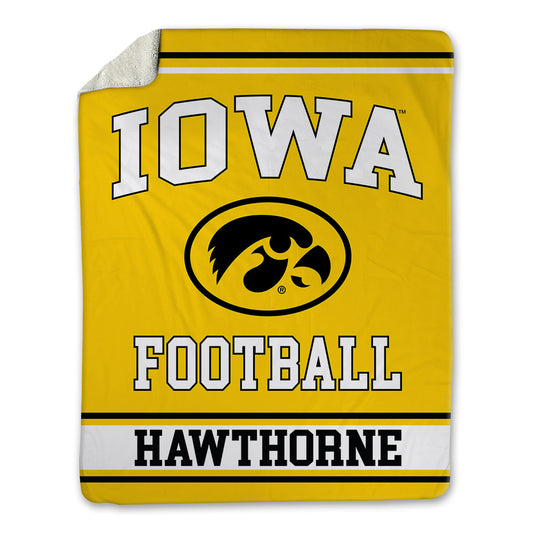 Iowa - NCAA Football : Bryce Hawthorne - Blanket-0