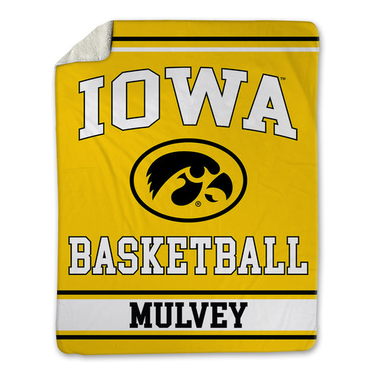 Iowa - NCAA Men's Basketball : Riley Mulvey - Blanket-0