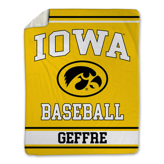 Iowa - NCAA Baseball : Carter Geffre - Blanket-0