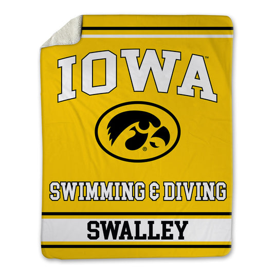 Iowa - NCAA Women's Swimming & Diving : Olivia Swalley - Blanket-0