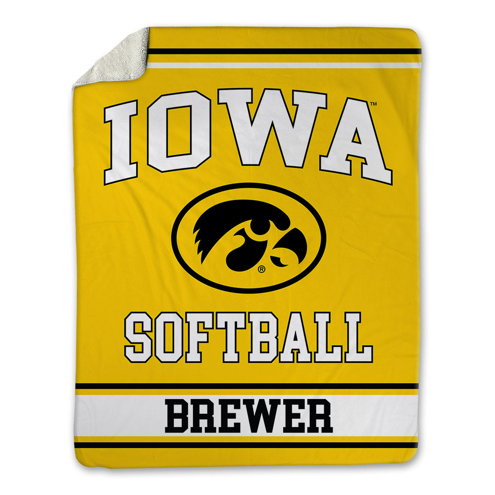 Iowa - NCAA Softball : Carly Brewer - Blanket-0