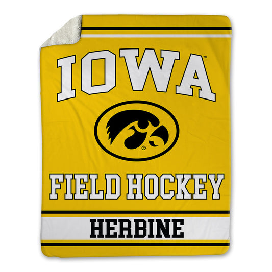 Iowa - NCAA Women's Field Hockey : Annika Herbine - Blanket-0