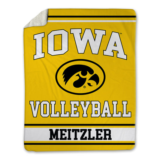 Iowa - NCAA Women's Volleyball : Jenna Meitzler - Blanket-0