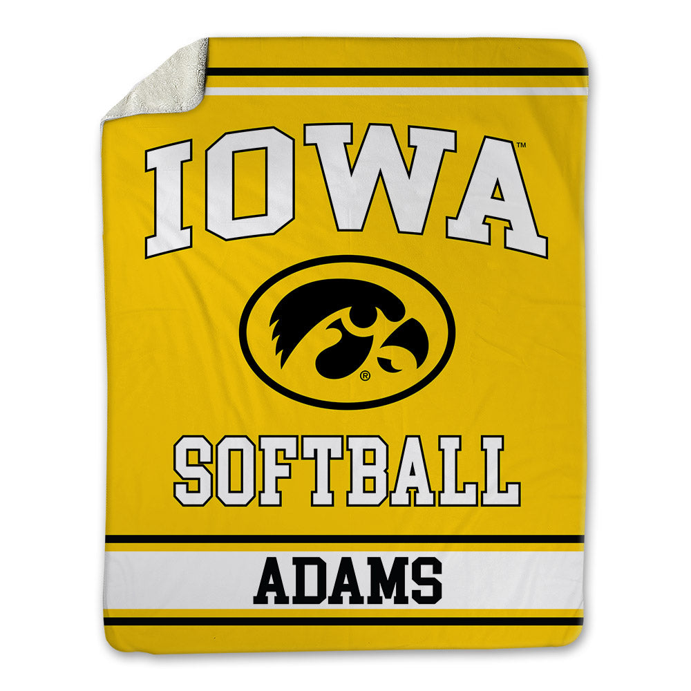 Iowa - NCAA Softball : Jalen Adams - Blanket-0