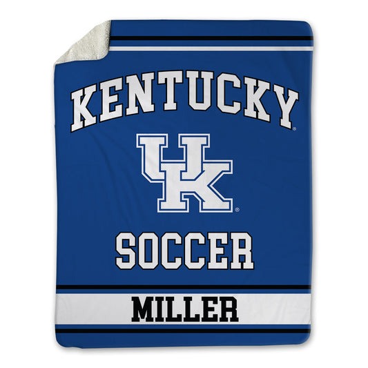 Kentucky - NCAA Men's Soccer : Max Miller - Blanket-0
