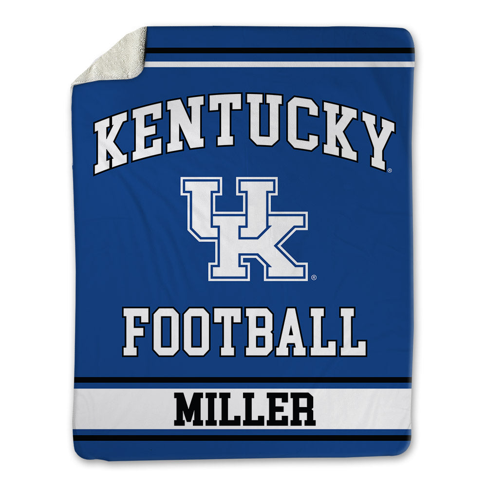 Kentucky - NCAA Football : Cameron Miller - Blanket-0