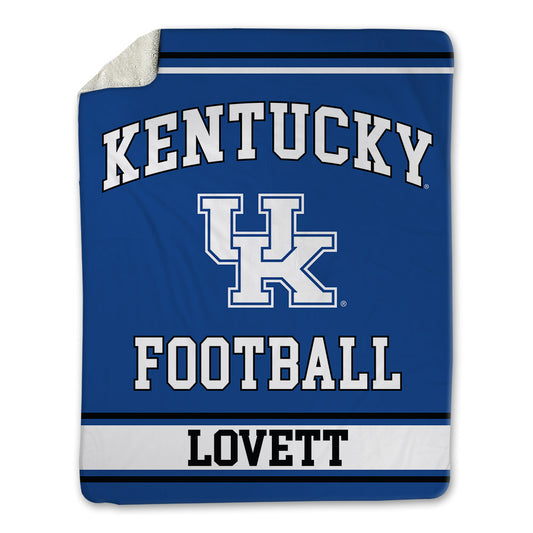 Kentucky - NCAA Football : Jordan Lovett - Blanket-0