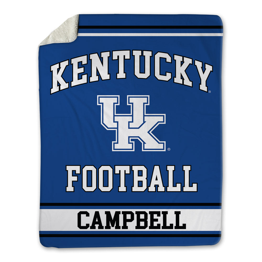 Kentucky - NCAA Football : Javeon Campbell - Blanket-0