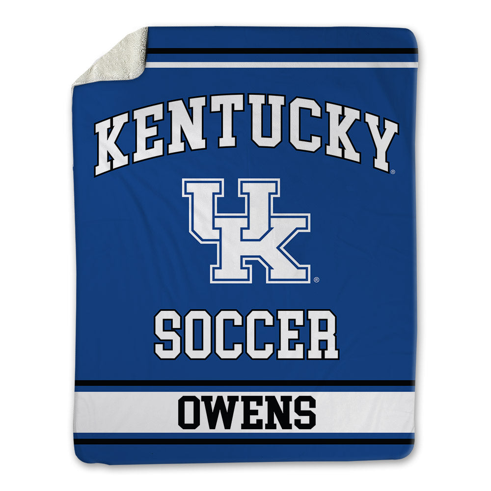 Kentucky - NCAA Men's Soccer : Hayden Owens - Blanket-0