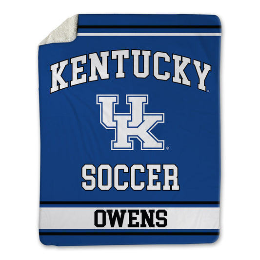 Kentucky - NCAA Men's Soccer : Hayden Owens - Blanket-0
