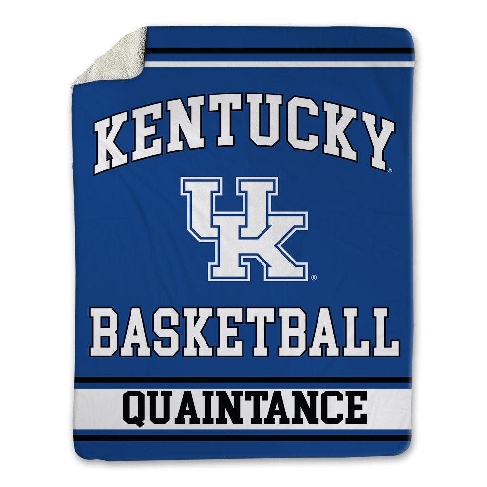 Kentucky - NCAA Men's Basketball : Jayden Quaintance - Blanket-0