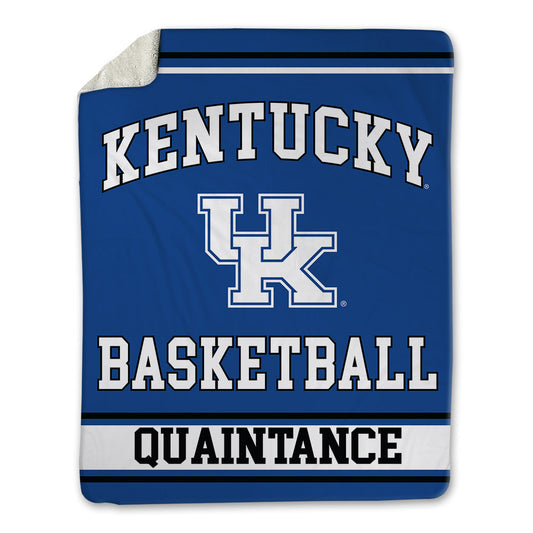 Kentucky - NCAA Men's Basketball : Jayden Quaintance - Blanket-0
