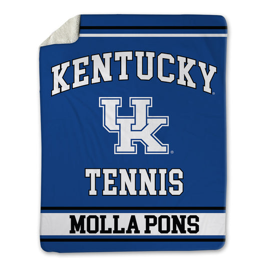 Kentucky - NCAA Women's Tennis : Elena Molla Pons - Blanket-0