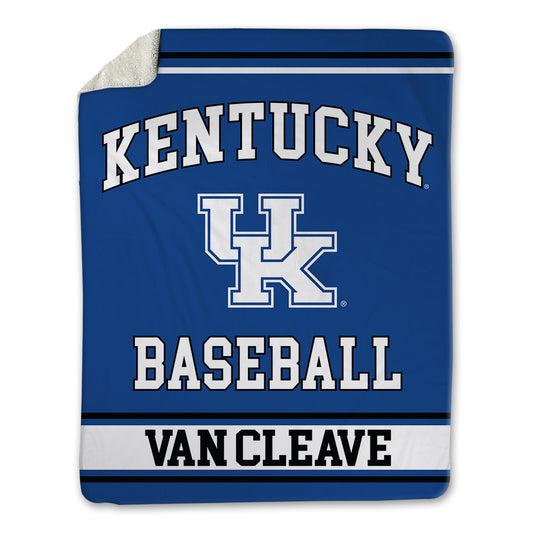 Kentucky - NCAA Baseball : Braxton Van Cleave - Blanket-0