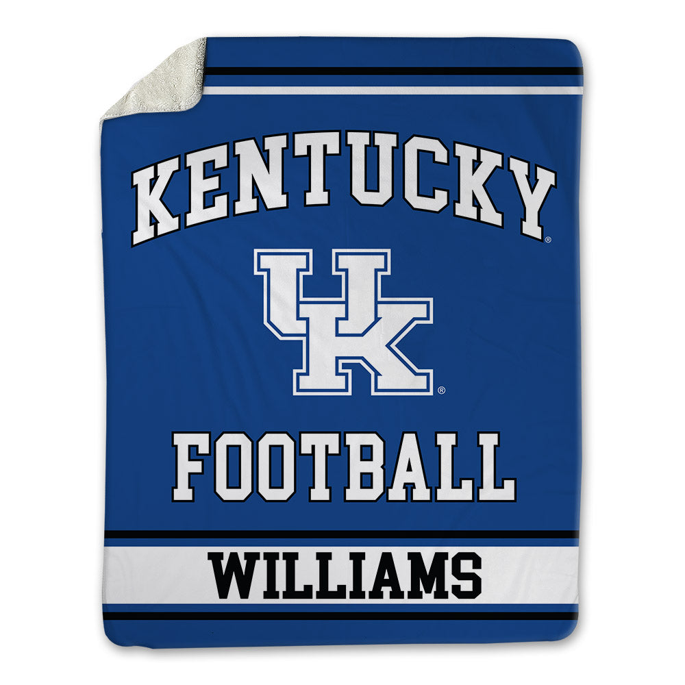 Kentucky - NCAA Football : Dyllon Williams - Blanket-0