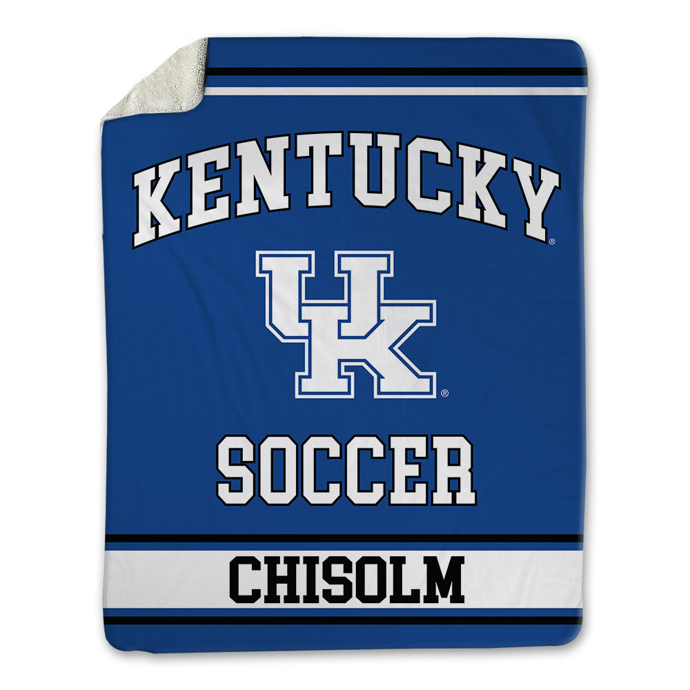 Kentucky - NCAA Men's Soccer : Isaiah Chisolm - Blanket-0