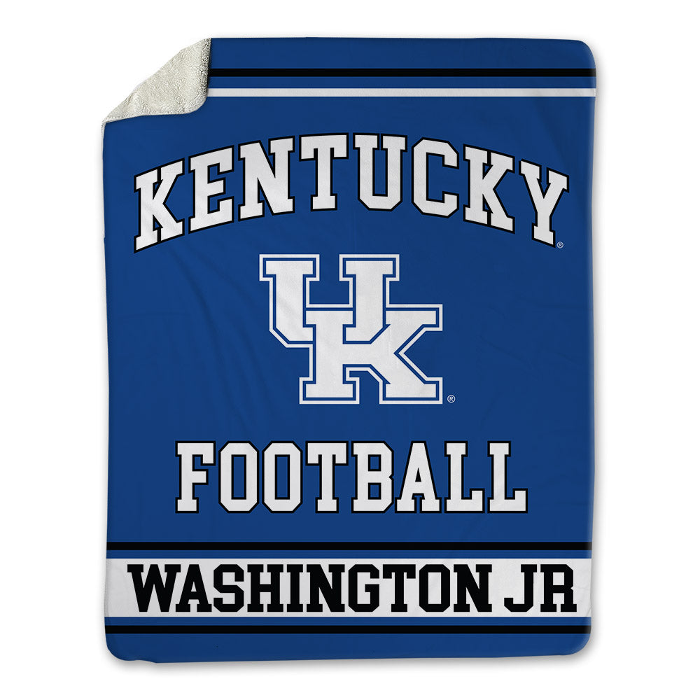 Kentucky - NCAA Football : David Washington Jr - Blanket-0