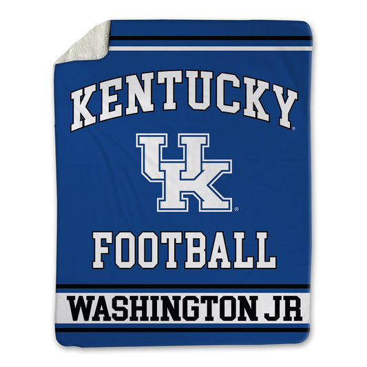 Kentucky - NCAA Football : David Washington Jr - Blanket-0