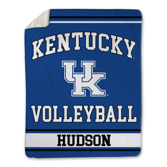 Kentucky - NCAA Women's Volleyball : Eva Hudson - Blanket-0