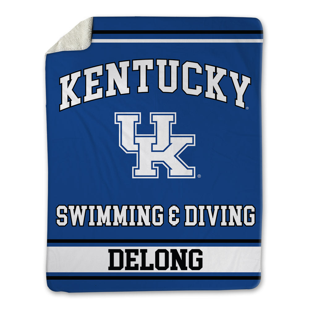 Kentucky - NCAA Women's Swimming & Diving : Lily DeLong - Blanket-0