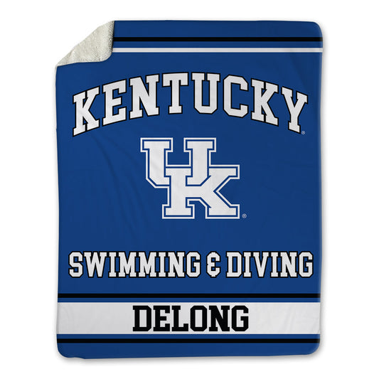 Kentucky - NCAA Women's Swimming & Diving : Lily DeLong - Blanket-0