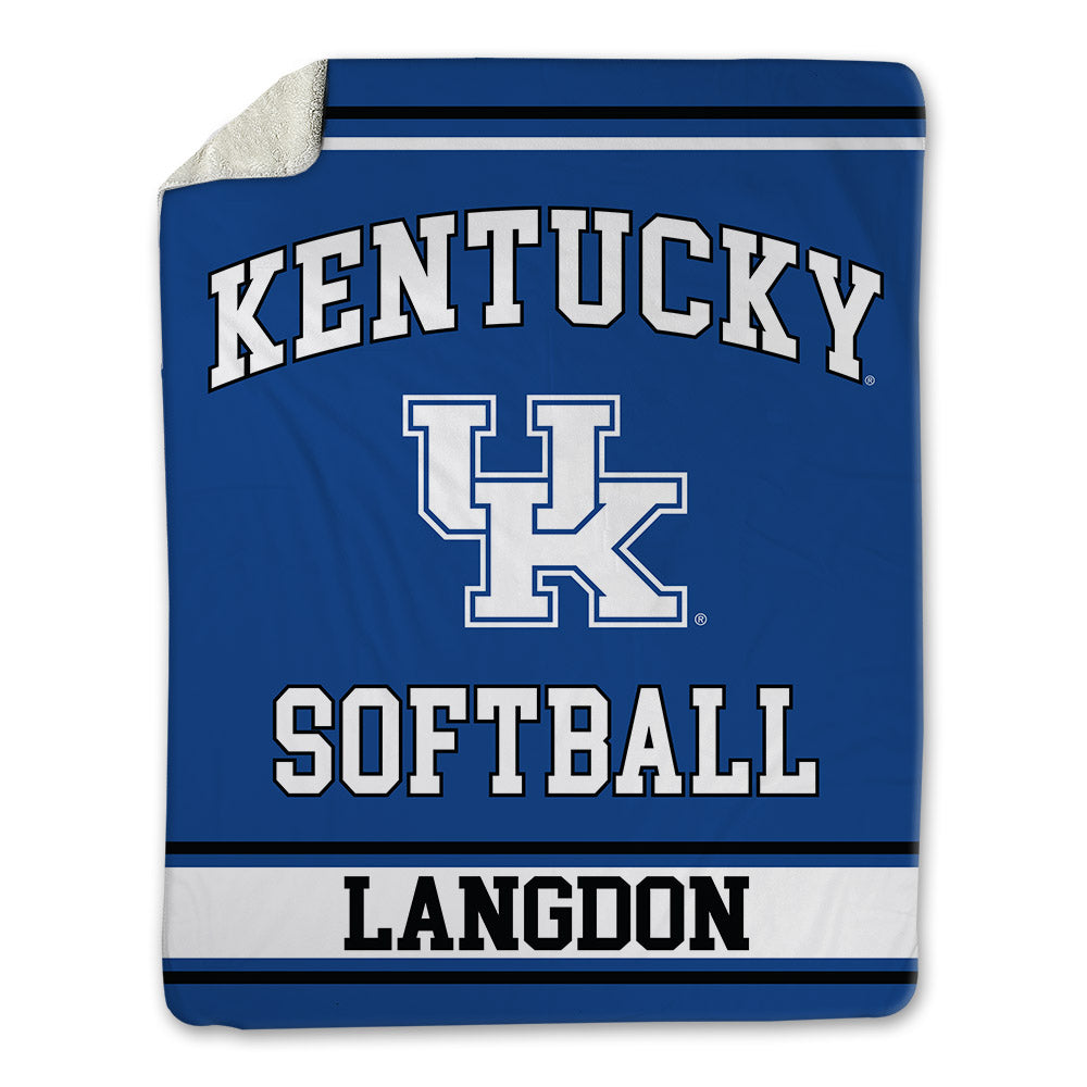 Kentucky - NCAA Softball : Sydney Langdon - Blanket-0