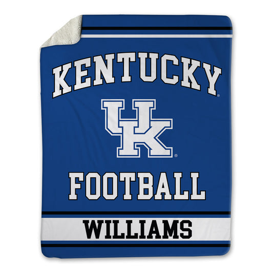 Kentucky - NCAA Football : Jaden Williams - Blanket-0