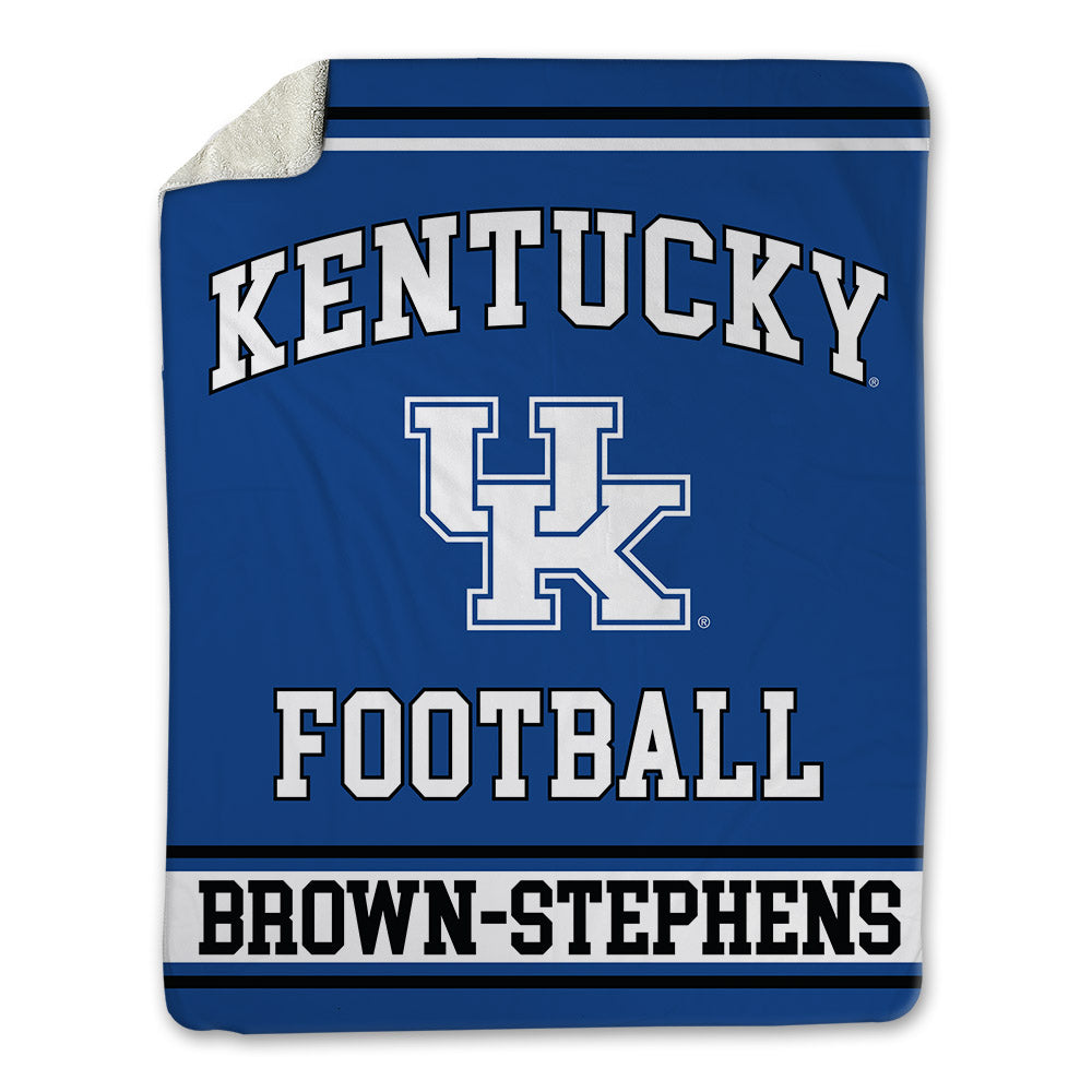 Kentucky - NCAA Football : Anthony Brown-Stephens - Blanket-0