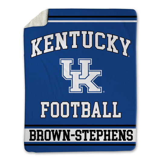 Kentucky - NCAA Football : Anthony Brown-Stephens - Blanket-0