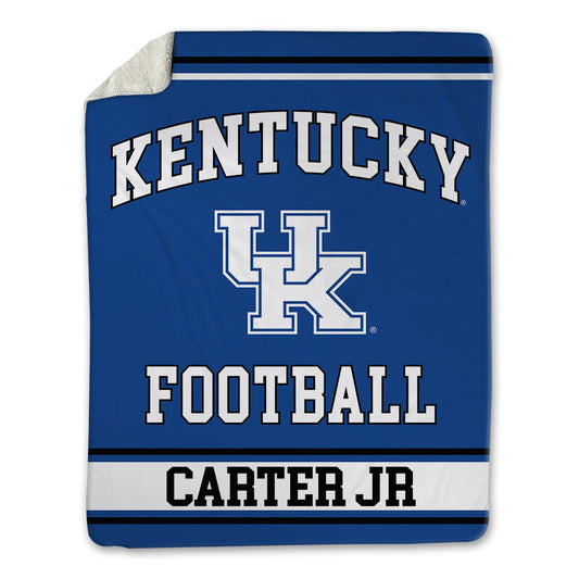Kentucky - NCAA Football : Martels Carter Jr - Blanket-0