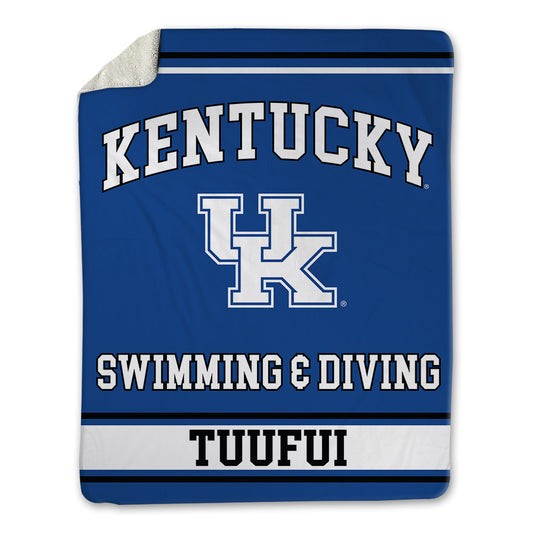 Kentucky - NCAA Men's Swimming & Diving : Falemana Tuufui - Blanket-0
