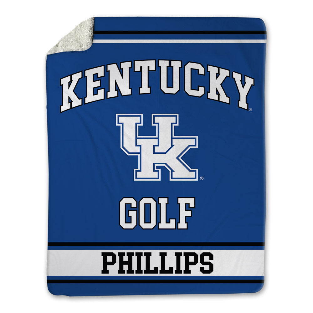 Kentucky - NCAA Men's Golf : Cameron Phillips - Blanket-0