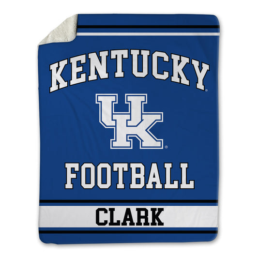 Kentucky - NCAA Football : Jayden Clark - Blanket-0