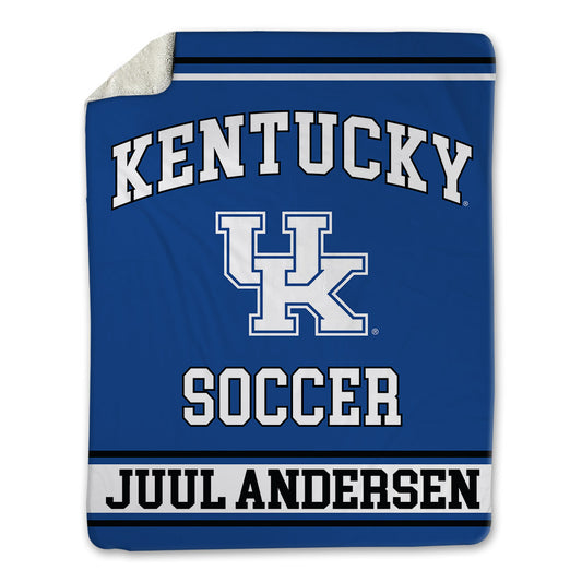 Kentucky - NCAA Men's Soccer : Marcus Juul Andersen - Blanket-0