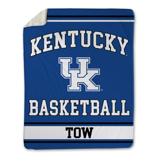 Kentucky - NCAA Men's Basketball : Zachary Tow - Blanket-0
