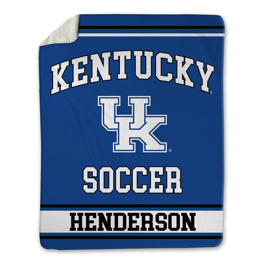 Kentucky - NCAA Women's Soccer : Shelby Henderson - Blanket-0