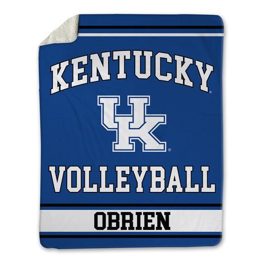 Kentucky - NCAA Women's Volleyball : Kassie OBrien - Blanket-0