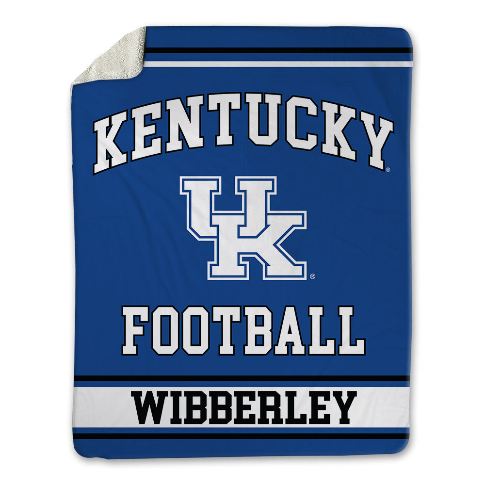 Kentucky - NCAA Football : Evan Wibberley - Blanket-0