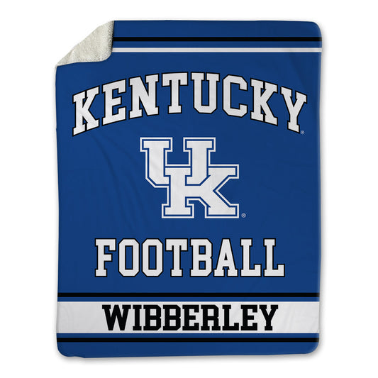 Kentucky - NCAA Football : Evan Wibberley - Blanket-0