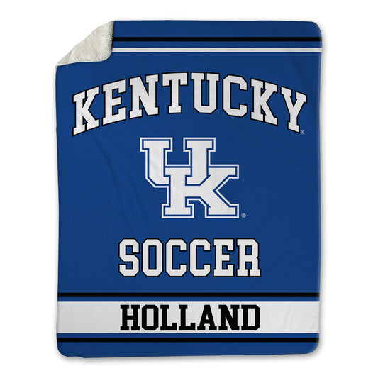 Kentucky - NCAA Women's Soccer : Megan Holland - Blanket-0