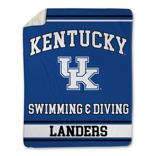 Kentucky - NCAA Women's Swimming & Diving : Abigail Landers - Blanket-0