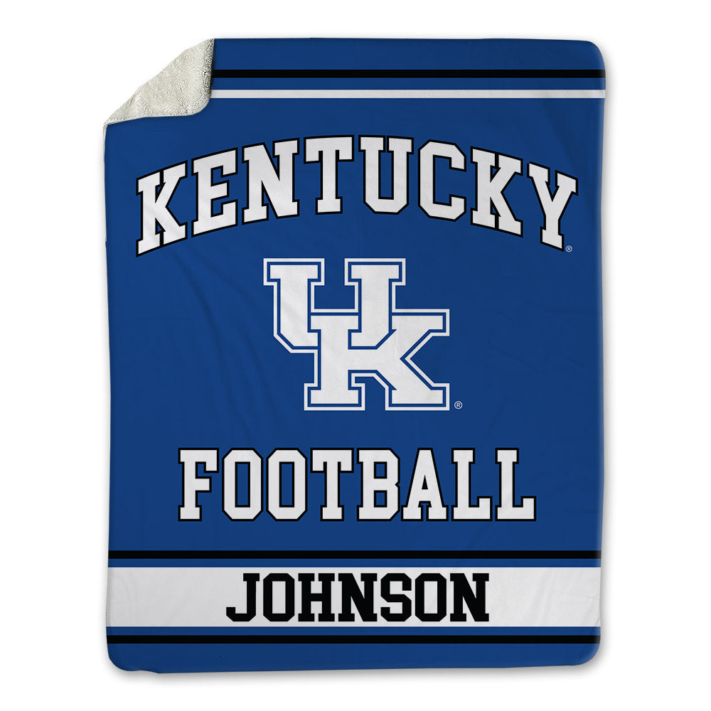 Kentucky - NCAA Football : Hayes Johnson - Blanket-0