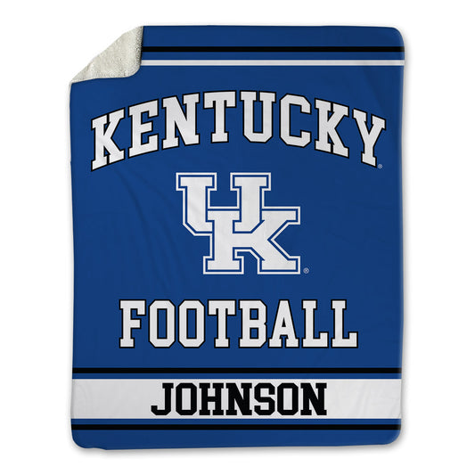 Kentucky - NCAA Football : Hayes Johnson - Blanket-0