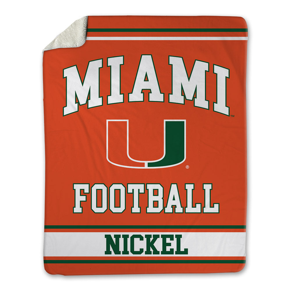 Miami - NCAA Football : Jack Nickel - Blanket-0