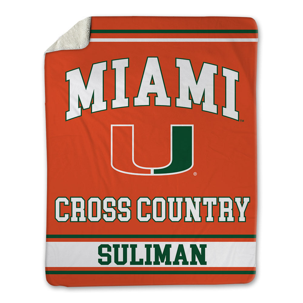 Miami - NCAA Men's Cross Country : Luke Suliman - Blanket-0