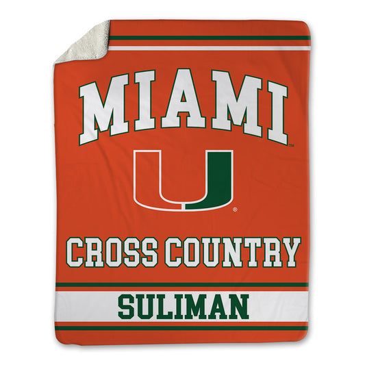 Miami - NCAA Men's Cross Country : Luke Suliman - Blanket-0