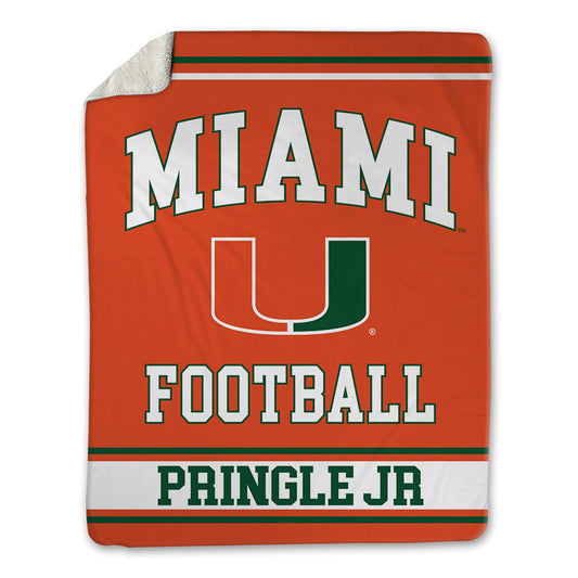 Miami - NCAA Football : Girard Pringle Jr - Blanket-0