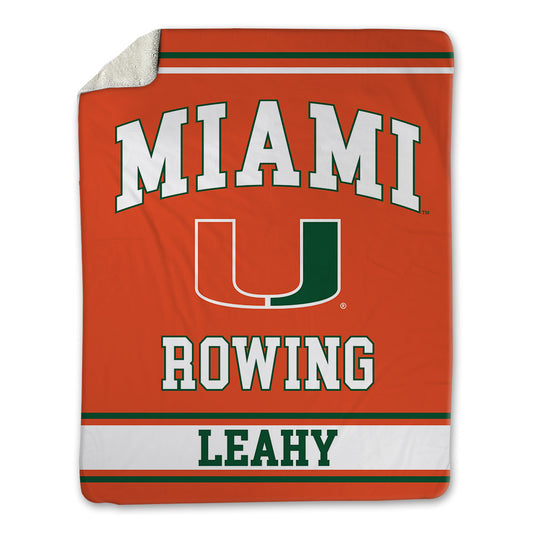 Miami - NCAA Women's Rowing : Reese Leahy - Blanket-0